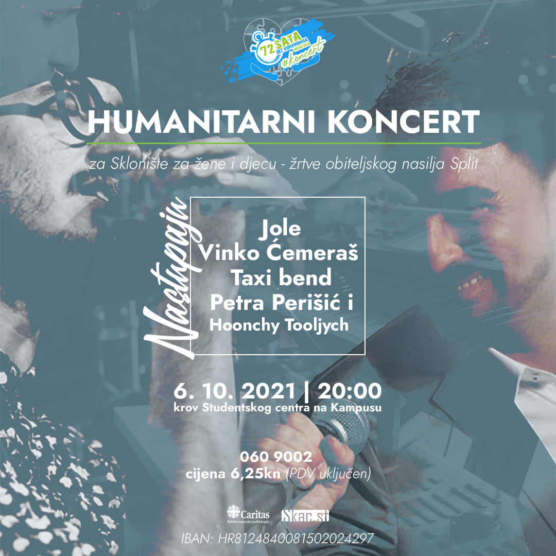 Read more about the article Humanitarni koncert za Sklonište za djecu i odrasle žrtve nasilja u obitelji